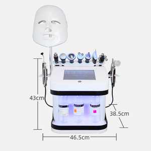 Nouvelle conception 10 en <span class=keywords><strong>1</strong></span> Machine de soin du visage par hydrodermabrasion Peeling au diamant Petit pistolet à oxygène à bulles US Nettoyage en profondeur Lifting du visage - Product Image 3