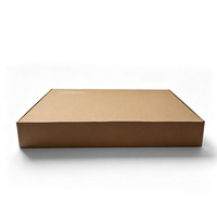 Boîte en papier kraft ondulé avec logo personnalisé, boîte d'expédition en carton imprimée recto-verso pour emballage cadeau et livraison express