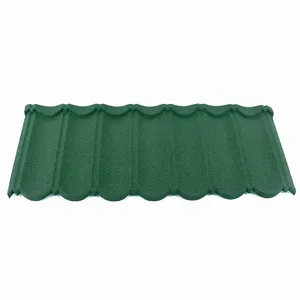 Certifié CE/SONCAP Chine approvisionnement Tuile synthétique en terre cuite Feuilles Résine PVC Style espagnol Toiture Tuile synthétique en résine