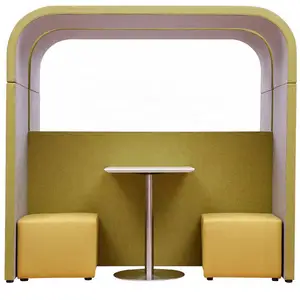 Nieuwe Stijl Kantoor Booth Geluiddichte Receptie Sofa Luxe Conferentie Booth Zitplaatsen
