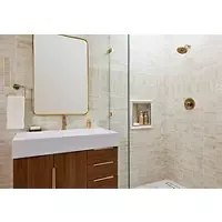 Revestimiento de Piscina de Piedra Natural de Travertino con Diseño Moderno, Doble Bisel Pulido, Ecológico, Duradero, para Exteriores e Interiores de Villas - Product Image 5