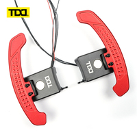 TDD Nouveaux leviers de vitesses magnétiques en fibre de carbone et alliage d'aluminium de style LED pour volant Ford Mustang GT Shelby 2004-2016