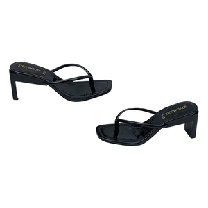 Y 37-41 Nuovi <span class=keywords><strong>Sandali</strong></span> da Donna con <span class=keywords><strong>Tacco</strong></span> <span class=keywords><strong>Alto</strong></span>, Tinta Unita, Punta Quadrata e Cinturino Singolo - Product Image 6
