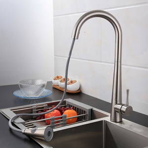 High Quality <strong>Components</strong> Pull Out Sprayer Kitchen Faucet Basin <strong>Tap</strong> Stainless Steel Extension <strong>Tap</strong> - Product Image 5