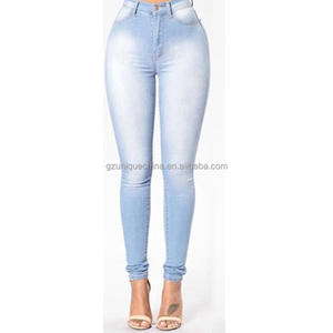 Fabricantes de ropa personalizada Mujeres Niñas Cintura alta <span class=keywords><strong>Push</strong></span> <span class=keywords><strong>up</strong></span> <span class=keywords><strong>Mujer</strong></span> Jeans Leggings Pantalones de mezclilla para damas - Product Image 5