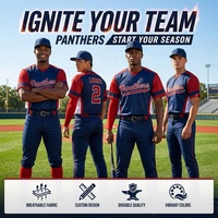 Uniforme de baseball respirant sublimé |   Ensembles d'équipe personnalisés avec logo |   Options de tailles plus grandes |   Conception gratuite, faible MOQ