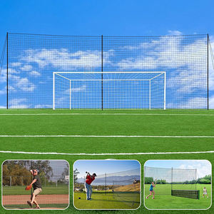 Filet de protection encastré sur mesure 30x10 pieds, robuste, multi-sports pour le basketball et le football - Product Image 2