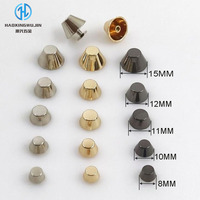 Paku Keling Logam 8-15mm, Kancing Rivet, Sekrup, Stud, Tombol, Paku Kaki Tas, Penjepit Pelindung, Aksesoris Kerajinan Kulit
