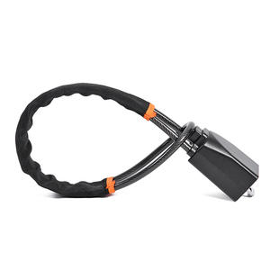 Dispositif de sécurité de voiture antivol commerce extérieur exportation ceinture de sécurité boucle serrure câble en acier câble métallique serrure volant roue serrure - Product Image 6