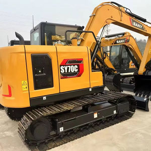 Excavadora Sany SY70 Usada, Miniexcavadora de Segunda Mano, Duradera y Económica, con Motor Isuzu y Válvula Hidráulica Kawasaki, en Venta - Product Image 1