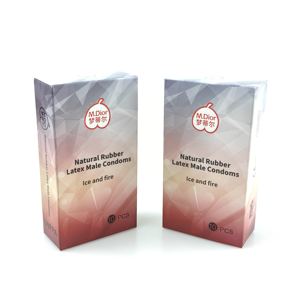 Chine Préservatifs masculins en latex de qualité supérieure fabriqués sur mesure saveur menthe avec sensation naturelle et humidité supplémentaire Sentez la différence! - Product Image 2