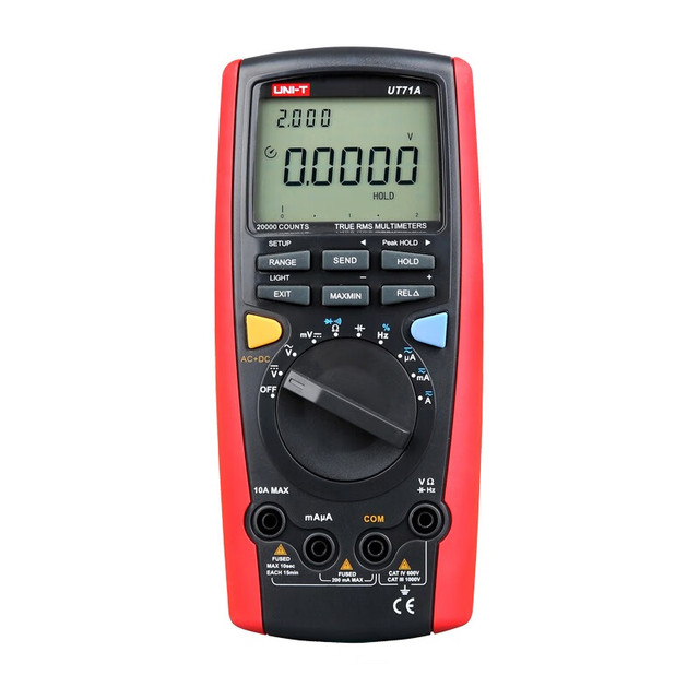 UNI T UT71B Multimeter 5-Digit Display USB Transmission High-Precision Measurement 10A/1000V Power Universal Parameters Handheld