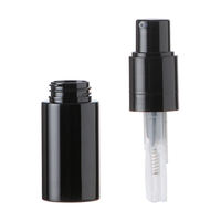 Bouteille de pompe de pulvérisation de poudre de cheveux secs en plastique PET transparent de 50ml bouteille de pompe de poudre de pulvérisateur en plastique pour emballage cosmétique