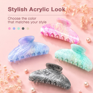 กิ๊บติดผมอะคริลิคขายส่ง สีสันตามสั่ง รูปทรงทันสมัย ยึดเกาะแน่น สำหรับแบรนด์แฟชั่น รับผลิตแบรนด์ส่วนตัว - Product Image 3