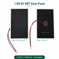 Panel Surya SMT Tahan UV 1W 1.5W 2W SunPower Solar PV 5V 6V 9V Modul Surya Kecil untuk Sensor Ear Tag Ternak