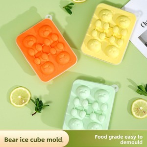 Stampo in Silicone a Forma di Orsetto per Cubetti di Ghiaccio - Grado Alimentare, Facile da Sformare, per Ghiaccioli e Gelati - Product Image 2