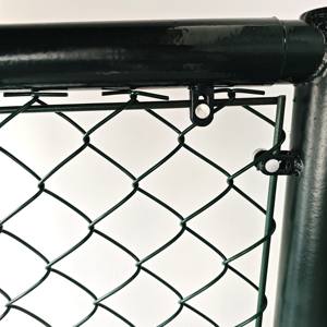 Оцинкованная сетчатая сетка с ПВХ покрытием, сетка для детской площадки с крючками и воротами, 50 х50 мм, 60 х60 мм - Product Image 4