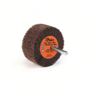 แผ่นขัดแบบ Flap Wheel ขนาด 80x50x6 มม. ก้าน 6 มม. สำหรับขัดโลหะ - Product Image 2