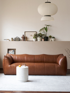Canapé-lit gonflable moderne, incurvé, luxueux, en cuir véritable, écologique, pour hôtel, <span class=keywords><strong>appartement</strong></span>, trois places, réglable - Product Image 1