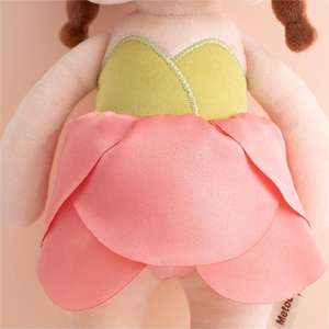 फूल परी राजकुमारी आलीशान खिलौने बेबी गुड़िया काकेशियन पीली जाति काली जाति यूनिकॉर्न एंजेला भरवां गुड़िया खरगोश लड़कियों के खिलौने - Product Image 4