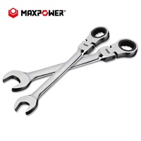 Herramientas para Automóviles MAXPOWER Llave de Carraca para Reparación de Autos Universal de Cabeza Flexible Reversible