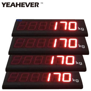שקילת מאזן אלחוטי תצוגת LED 1 3 5 8 מסך קטן סריג BDW L דיגיטלי שחור led לוח מודעות תצוגת מסך - Product Image 4