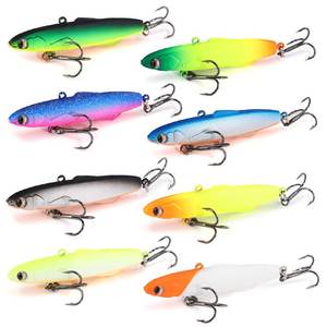 Leurre vibrant en silicone SNEDA 70/80mm pour pêche au bar, action suspendue sur toute la colonne d'eau, longue portée - Product Image 1