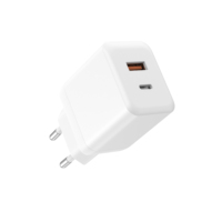 Chargeur GaN 45W USB C+A double port, chargeur rapide PD, prise EU, adaptateur de chargeur mural pour ordinateur portable, téléphone Samsung Galaxy, iPhone, iPad