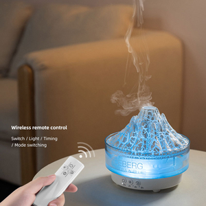 Wholesale Portable Ultrasonic Humidifier Essential <b>Oil</b> Aroma <b>Diffuser</b> Home Simulation Iceberg Aromatherapy USB Power Supply - Product Image 5