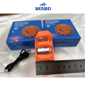 Luces LED de seguridad para trabajo en carretera, imanes de seguridad, luces de advertencia nocturnas, señales de emergencia para carretera, recargables - Product Image 3