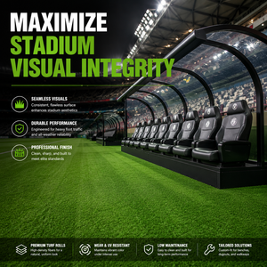 <span class=keywords><strong>Gazon</strong></span> synthétique robuste de 4 m de large pour la périphérie des terrains sportifs, idéal pour les stades, les terrains de football, les terrains de tennis, les pistes de course, les zones tampon et l'aménagement paysager - Product Image 4