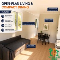 Villa de luxe préfabriquée, maison conteneur 20 pieds 40 pieds, 2-3 chambres, norme australienne, maison mobile préfabriquée portable