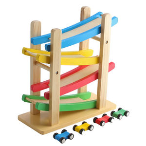 Rampa in legno per bambini giocattolo Mini Racer auto giocattolo educativo per bambini gioco di legno auto da corsa per bambini mobili colore del veicolo costruzione - Product Image 6