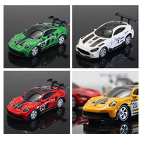 YZMODEL 1:64 5CH 30M Coche a Control Remoto Portátil 2.4G con Luces Recargables y Velocidad Ajustable, Miniatura de Aleación Fundida a Presión