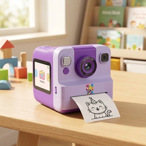 Appareil photo instantané pour enfants A30 2,4 pouces IPS, mini appareil photo thermique pour enfants, directement de l'usine - Product Image 1