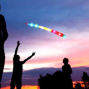 Trẻ Em Ngoài Trời Của Thể Thao & Giải Trí Phát Sáng Cầu Vồng Màu Mềm Đuôi Sao Băng Bóng Đàn Hồi & Bắt Bãi Biển Ném Đồ Chơi - Product Image 5