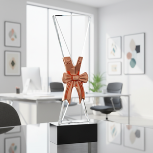 Trofeo Ecológico <span class=keywords><strong>de</strong></span> Cristal Dorado/Plateado/Bronce Star Peak |   Logotipo Personalizado Imprimible para Regalos Corporativos en Ferias Comerciales, Regalos <span class=keywords><strong>de</strong></span> Bienvenida - Product Image 4