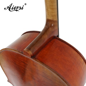Violonchelo Profesional Aiersi, Nivel Maestro, Hecho a Mano, Acabado en Óleo, Madera de Arce Flameado, Totalmente Sólido, en Venta - Product Image 6