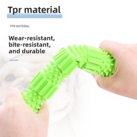 Jouet à mâcher pour chien résistant aux morsures en TPR, bâton à mâcher interactif, distributeur de friandises pour l'entraînement, soin dentaire pour chiot, modèle PT025