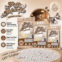 Arena para Gatos Aglomerante en Forma de Bola, 99.99% Libre de Polvo, Arena para Gatos de Bentonita de Alta Calidad y Fuerte Aglomeración