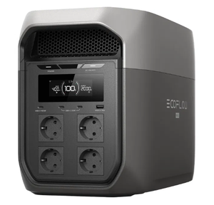 Station d'alimentation portable DELTA3 Max/Plus 2400W/3000W 2048Wh LiFePO4 MPPT avec onde sinusoïdale pure pour le camping et la sauvegarde domestique - Product Image 2