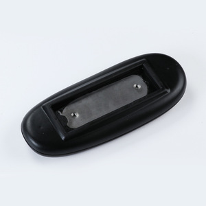 Accoudoirs de chaise de jeu en mousse et cuir PU noir, accoudoirs fixes, ensemble de 2 pièces, usage domestique - Product Image 3