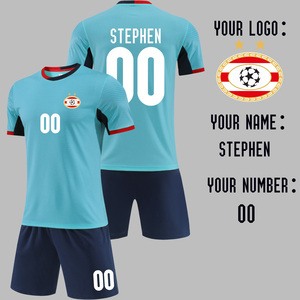 Jg6334 2526 Mannen Ronde Hals Sneldrogend Voetbalshirt Digitale Print Aangepaste Trainingskleding Met Team/Individuele Nummers En Namen - Product Image 2