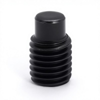 Vis à six pans creux en acier au carbone noir oxydé sur mesure, avec pointe cannelée, pour usage professionnel