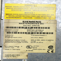 6se70218tp50z Masterdrives Serie Mc Zc43g91k80 Ver a