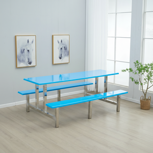 Nueva mesa de comedor de acero inoxidable de alta calidad de alta resistencia 2024 H de 30 pulgadas - Product Image 1