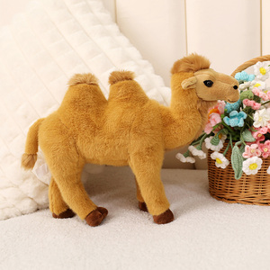 Suave encantador peluche simulación marrón <span class=keywords><strong>camello</strong></span> desierto Animal recuerdo felpa emulación <span class=keywords><strong>camello</strong></span> juguete con jorobas - Product Image 3