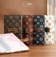 Organisateur de budget à feuilles mobiles avec serrure à code, grande capacité, étanche, pochette de rangement pour billets de banque, cadeau