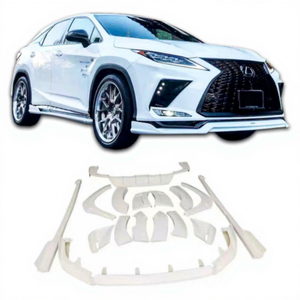 Kit de Carrocería <span class=keywords><strong>Artisa</strong></span> Versión Fibra de Carbono, Lip Delantero, Faldones Laterales, Lip Trasero, Alerón, Compatible con Lexus RX300/450h 2020-2021 - Product Image 1
