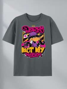 Camiseta de Dibujos Animados con Estampado de Excusas, 100% Algodón, Almacén de EE. UU., 7 Colores - Product Image 4